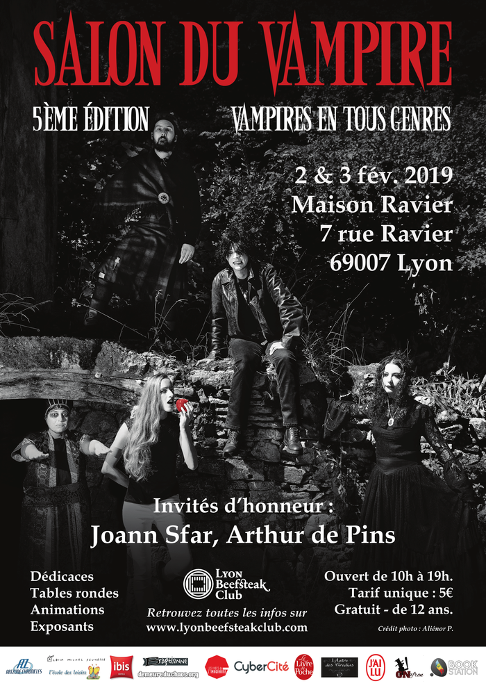 Salon du Vampire, 5e édition : vampires en tous genres (Lyon) Affiche-salon-du-vampire-2019